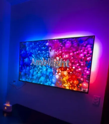 Smart TV Philips Ambilight 55" 4K - Perfeita (Retirada em Cabo Frio)