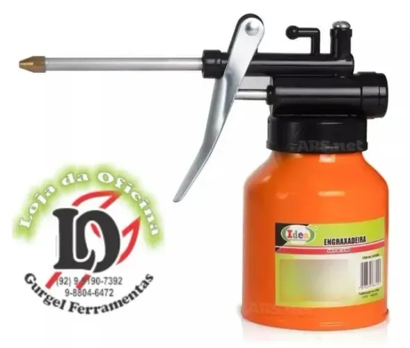 Almotolia azeitadeira de Metal c/ Extensão Rígida 250ML - Idea