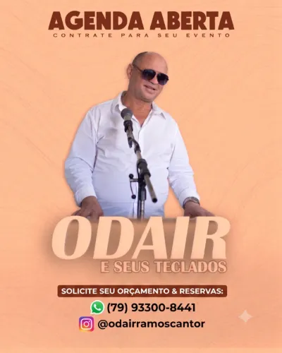 Cantor de Arrocha e Sertanejo p/ Festas (Som Incluso) - Odair Ramos
