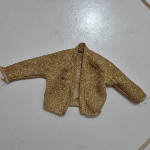 JAQUETA DA BARBIE ESTRELA RUIVA DE FRANJA 1982 RARA ROUPINHA