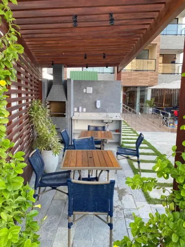 FLAT 26M2 MOBILIADO FRENTE MAR PRONTINHO PARA RENTABILIZAR