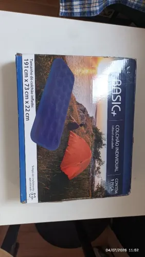 Colchão inflável solteiro