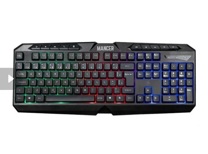 TECLADO GAMER COM RGB