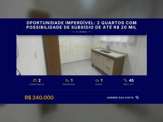 Apartamento em São Patrício: Oportunidade Única com 2 Quartos e Lazer Completo!