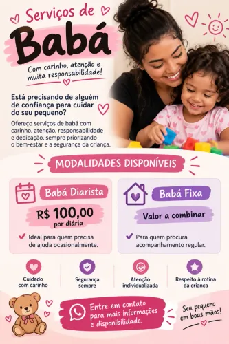 ? ANÚNCIO DE BABÁ ?