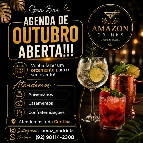 Open bar para Eventos !