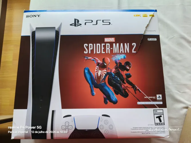 Ps5 disk fat 825gb homem aranha 2 zero na caixa no Itaim Paulista ou Ferraz em SP
