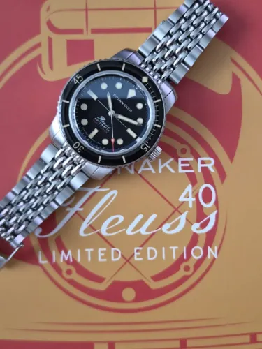 Relógio SPINNAKER FLEUSS 40 LIMITED EDITION - Black