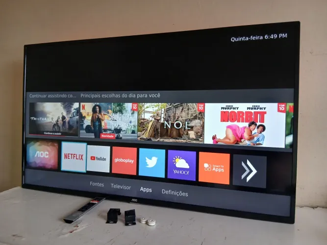 Smart tv gigante de 50 4K AOC