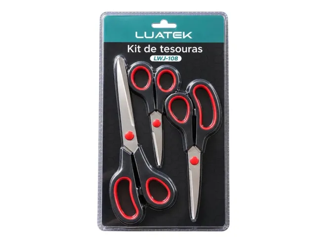 Kit 03 Tesouras LUATEK