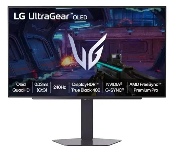 MONITOR LG ULTRA GEAR OLED. 240HZ, 27P, 2K RESOLUÇÃO