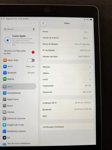 iPad 9 64 G