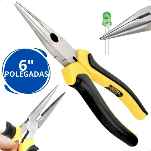 Alicate de Bico 6" meia cana Fertak - Novo a pronta entrega