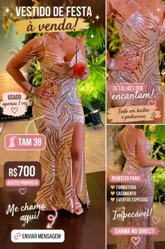vestido festa