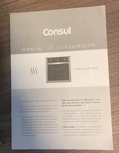 Forno elétrico consul - Modelo CCB84 - 78 litros