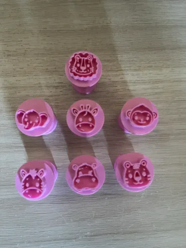 Kit com 7 Carimbo de confeitaria 