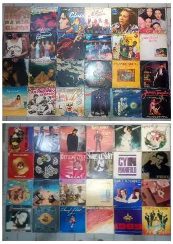 Coleção com 48 Lps Variados/Rock/Pop/Jazz/Blues/Disco/Anos 80/Anos 90