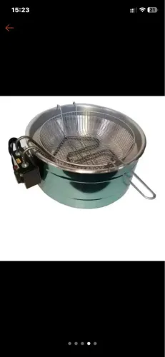 Vende se uma fritadeira elétrica redonda 5 litros 