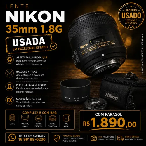 Nikon 35mm f/1.8g ed af-s