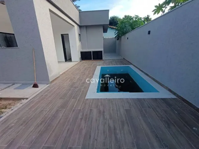 Ótima casa com piscina à venda, 122 m² - Jardim Atlântico Oeste (Itaipuaçu) - Maricá/RJ