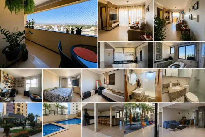 Apartamento 3 Quartos | Último Andar | Vista Permanente | Varanda Ampla | Alto da Glória