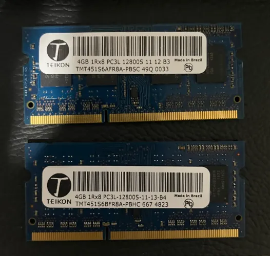 Memória Ram Teikon 4Gb DDR3L 1600Hz 1.35V