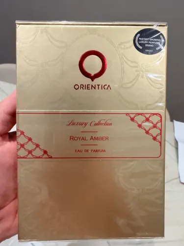 Perfume Árabe Orientica Royal Amber Luxury Collection Compartilhável Eau De Parfum 80ml