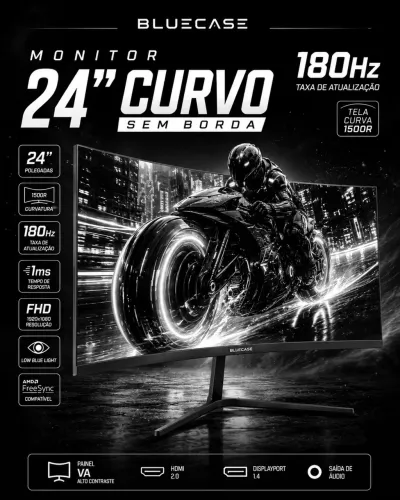 Vendo monitor gamer! Ótimo para jogos de fps