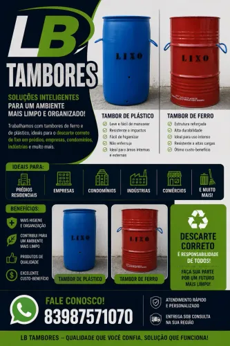 Tambores para lixo
