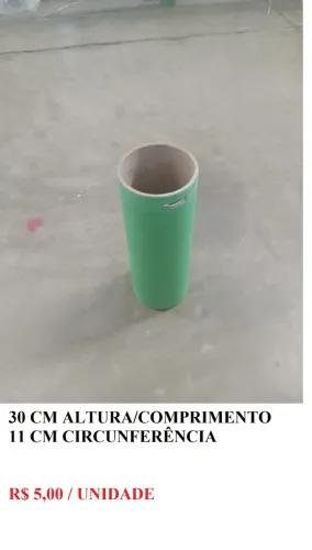 Papelao cilindro para artesanato