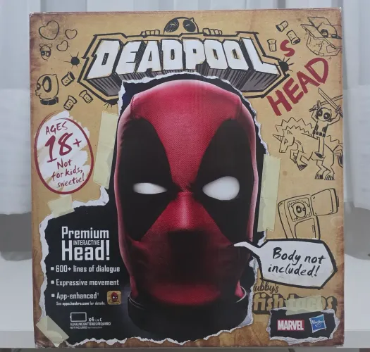 Marvel Legends - Cabeça interativa Premium de Deadpool
