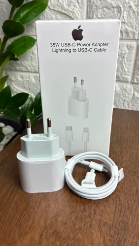 Carregador Turbo para iPhone (Fonte 20W + Cabo)