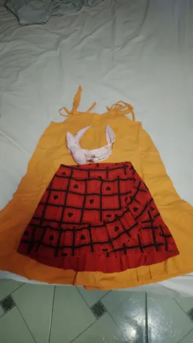 Conbo de 3 produtos infantis vestido saia travessa
