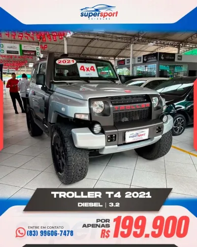 Troller T-4 4X4 3.2 TDI Cap.rígida Die. AUT 2021