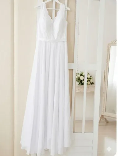 Vestido de Noiva Branco! 