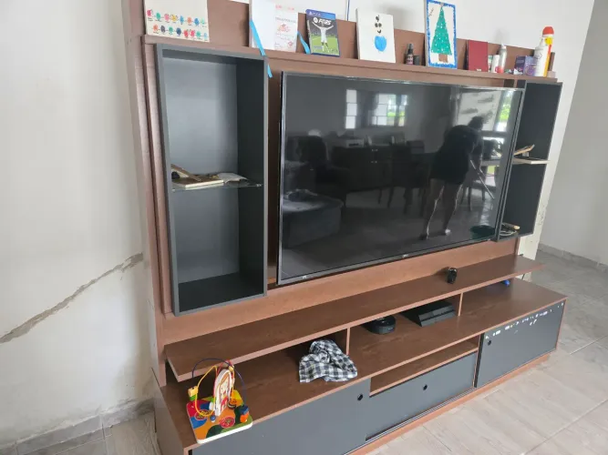 Rack com painel pra TV