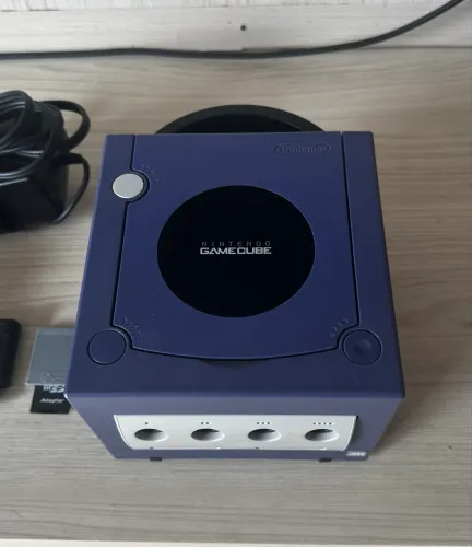 Nintendo Gamecube + controle original + Bitfunx