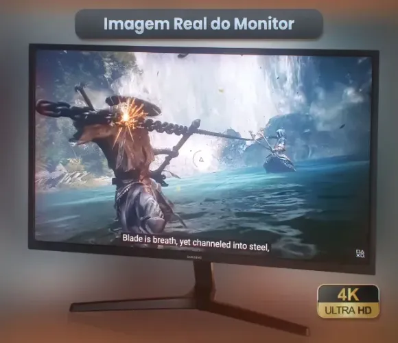 Monitor Samsung 32"- LED 4K UHD - No Estado
