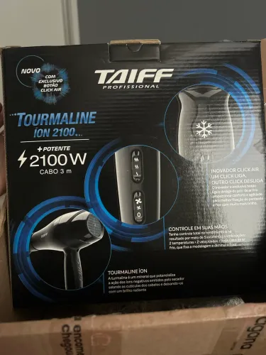 Vendo secador taiff tourmaline ion 2100w 127v