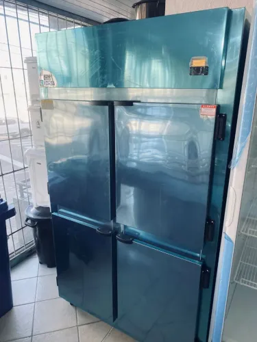 NZ.. Mini câmara fria 4 portas inox KOFISA