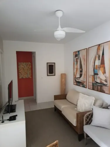 APTO MOBILIADO, ANDAR ALTO, PISCINA,VARANDA GOURMET,  1 VAGA - ITAGUA UBATUBA