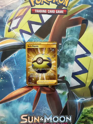 Carta Pokémon bola rápida 