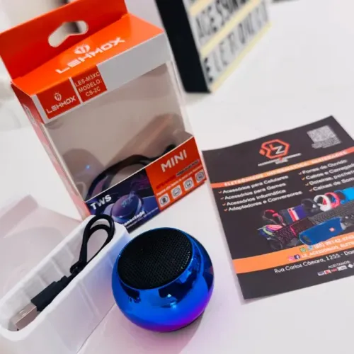 Caixinha Som Bluetooth Tws Mini Speaker Amplificada 3w