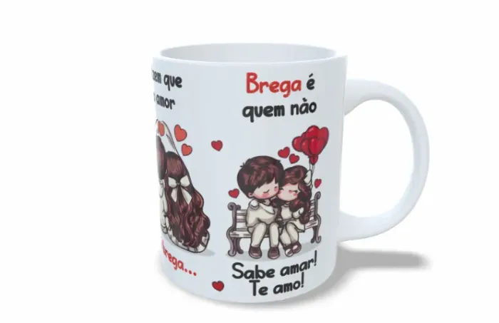 Caneca Personalizada 270° - Quero envelhecer com você