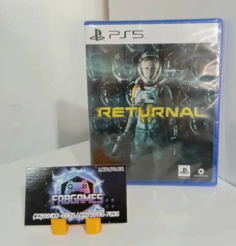 Jogo PS5 Returnal novo, lacrado. Aqui na LOJA FABGAMES