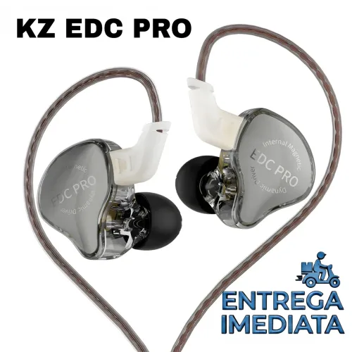 Fone KZ EDC Pro Sem Microfone Original Som Profissional - Novo Caixa Lacrada