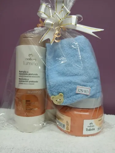 Kit Shampoo, condicionador e máscara por 129,90