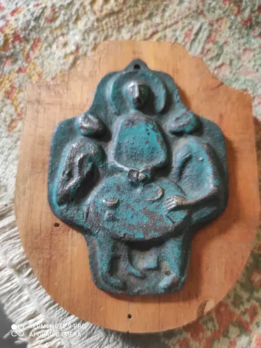 Pingente/crucifixo religioso,antigo ,metal :