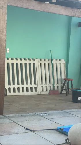 Grade de concreto para muro