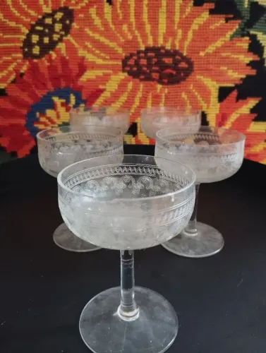 4 taças antigas anos 50/60